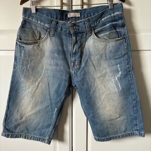 ZARA Stylish Blue Denim Shorts
